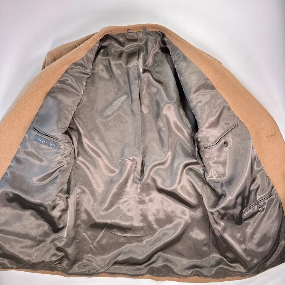 Oscar De La Renta Men’s 100% Wool Sport Coat Camel 43R